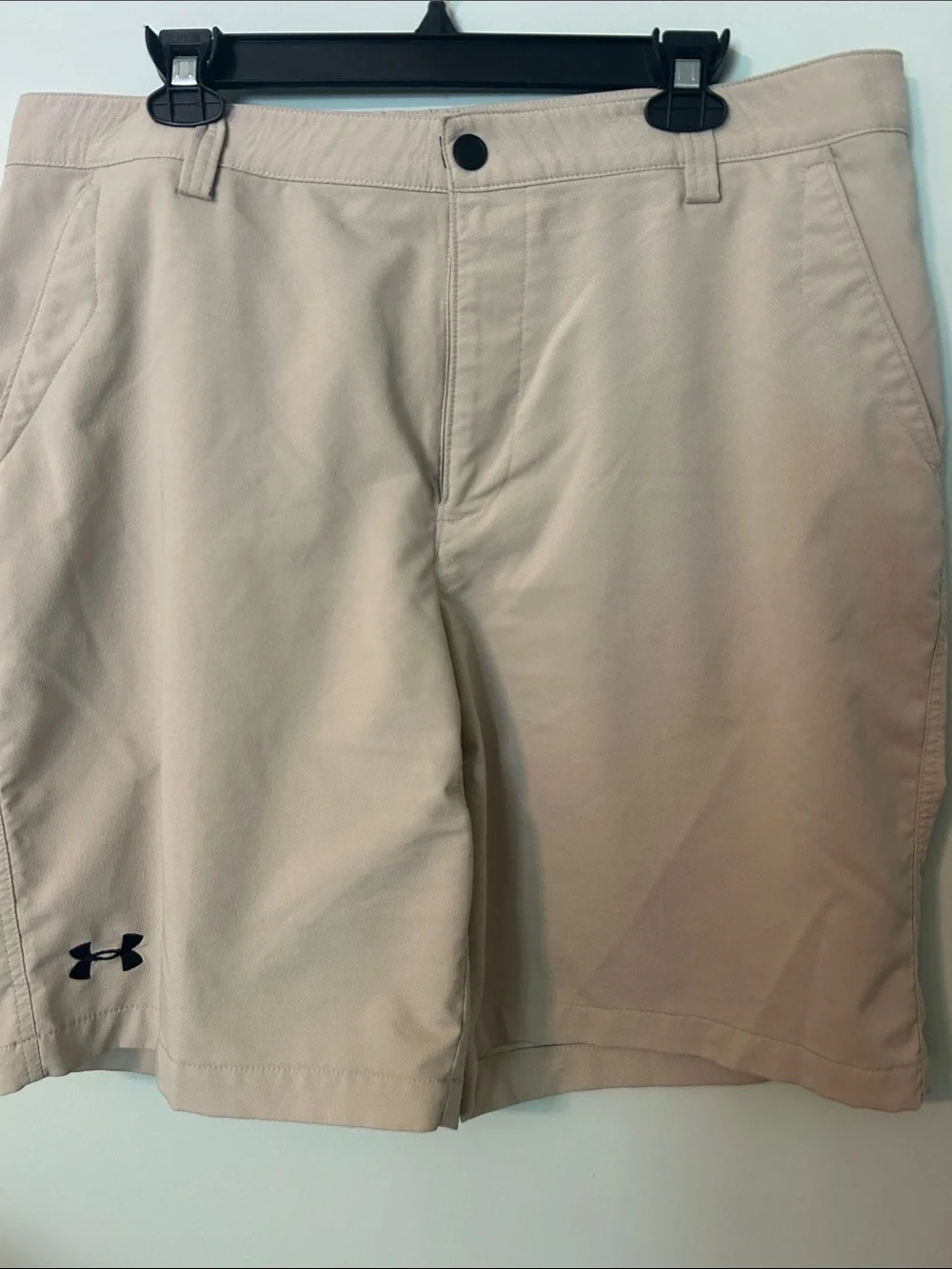Under Armour Beige/Tan man’s Performance Bermuda Shorts